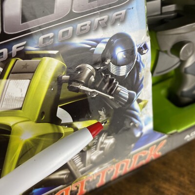 GI Joe Rise of Cobra Jet Storm Cycle Vehicle Rip Attack Toy