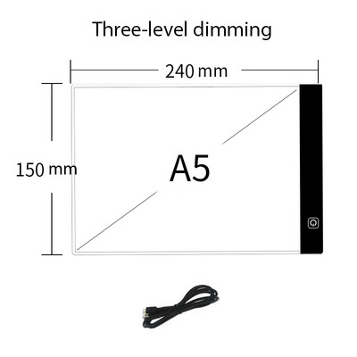 Led Drawing Copy Pad 3 Level Dimmable Board Table Animation Painting Educational