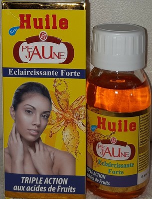 Huile Peau Jaune - Triple Action (anti-rides, Blanchissant, Rajeunissant) - 30ml - Amande - Exp. 2026