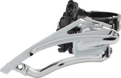 microSHIFT Mezzo Front Derailleur - 8-Speed Triple, 42/32/22t, Band Clamp, Shima