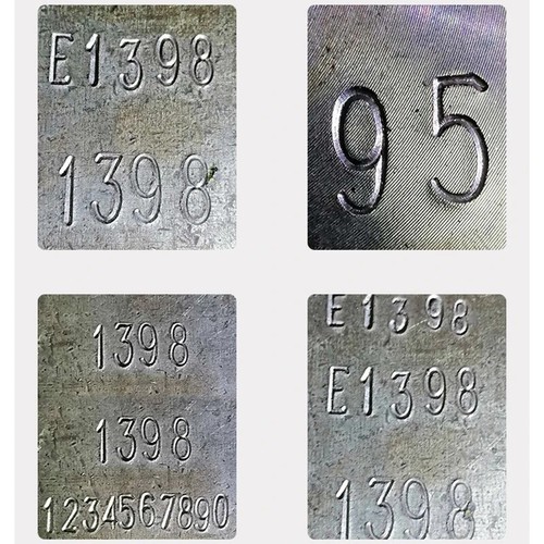 Portale Pneumatic Impact Marking Machine Metal Plate Coder Marker 0-9numbers - Picture 4 of 8