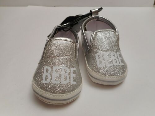 Infant Shoes Baby Girls Footwear Fancy Silver Sparkle Shoes bebe 6 