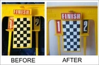 Replacement Vinyl Sticker Decal fits Vintage Redline Hot Wheels Finish Line Gate