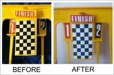 Replacement Vinyl Sticker Decal fits Vintage Redline Hot Wheels Finish Line Gate