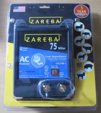 Zareba EAC75M-Z 75 Mile AC Low Impedance Electric Fence Charger Open Box Unused