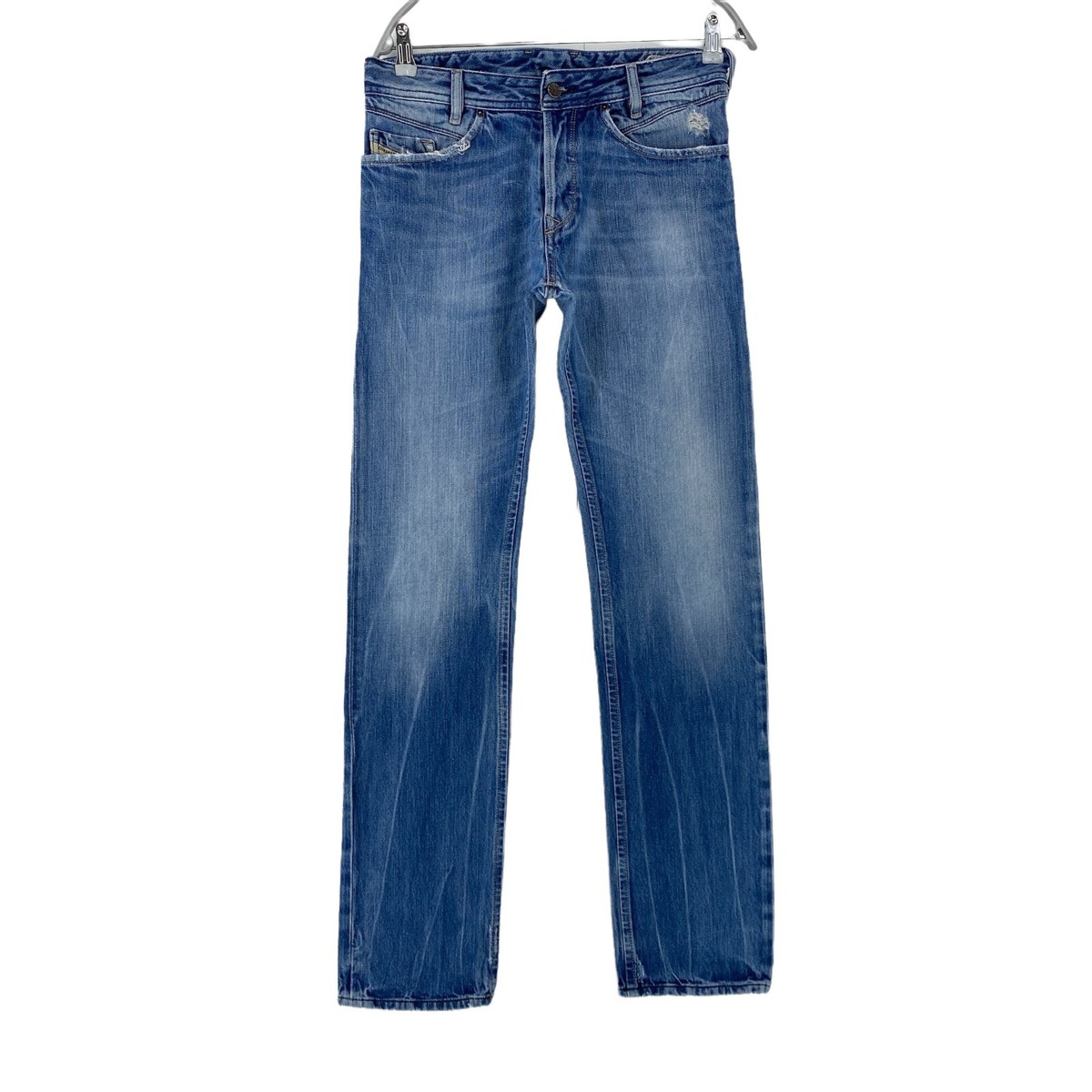 Jeans Diesel Pour Femme - Taille W28 L34 (équivalent 38) - Coupe Bootleg - Bleu - Occasion Très Bon état