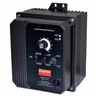 DAYTON 13E640 Variable Frequency Drive,3 hp,400/460 VAC 13E640