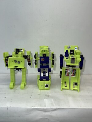 2018 Devastator Walmart Resissue Mixmaster Bonecrusher Longhaul Transformers