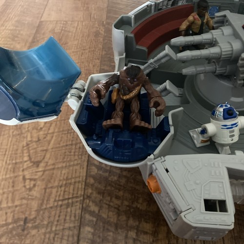 Hasbro Galactic Heroes Star Wars Millennium Falcon Play Set + Mandalorian Cannon - Picture 5 of 11