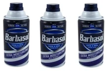 BL Barbasol Shaving Cream Extra Moisturizing & Vitamin-E 10oz  each *Three Pack*
