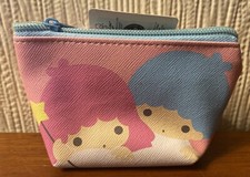 Sanrio Little Twin Stars Mini Pouch Pocket Coin Purse - Size 3x5  New