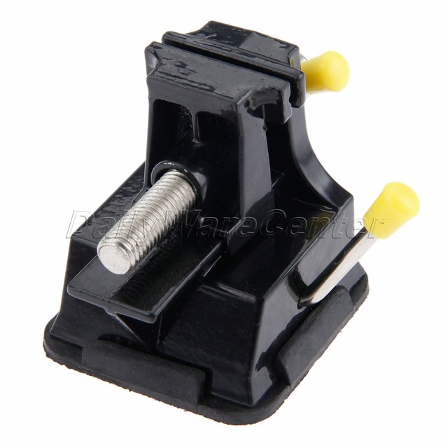 1x Mini Table Press Clamp Pro Engraving Walnut Bench Vice Fixture