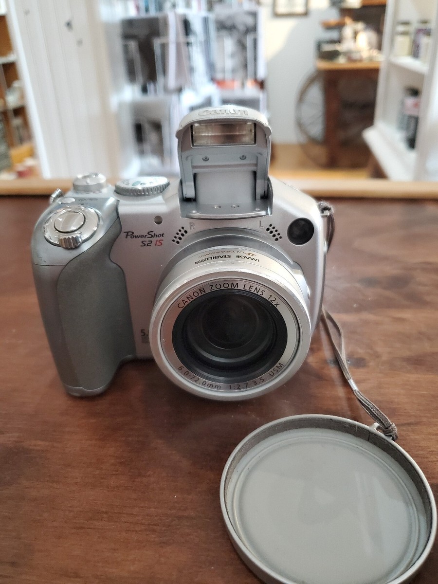Canon PowerShot S2 IS 5.0MP Digital Camera - Silver