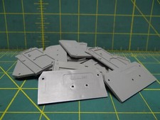 (Qty: 17) Wago 280-308 End/Intermediate Plate Terminal Block Accessory Grey