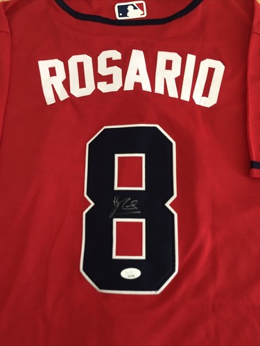 Eddie Rosario Atlanta Braves Autographed Jersey JSA Certified - Picture 2 of 5