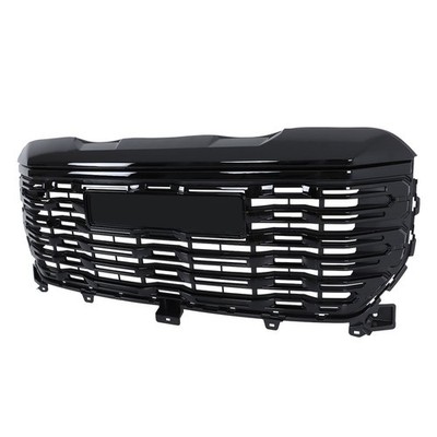 LABLT For GMC Sierra 1500 Denali 2022-2024 Front Upper Grille Gloss Black Grill
