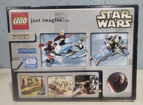 LEGO Star Wars 7103 Jedi Duel 2002 Retired Set Sealed Unopened Box