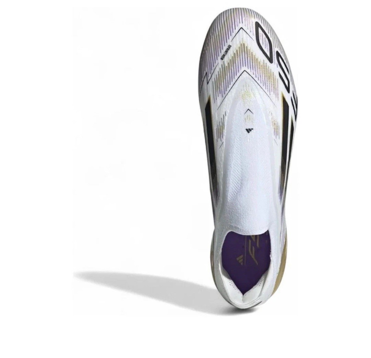 Adidas F50 Elite JH7625 Unisex White Gold Laceless FG Soccer