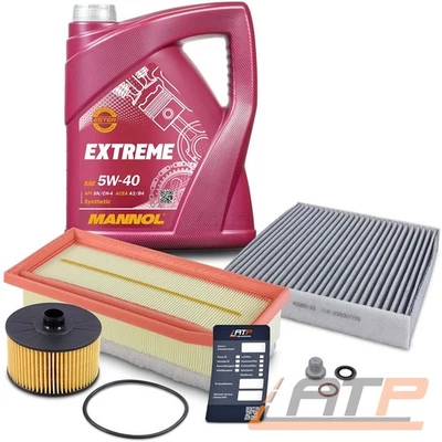 INSPEKTIONSPAKET SET A + ÖL FÜR RENAULT CLIO 4 CAPTUR DACIA DUSTER LOGAN SANDERO - Bild 1 von 4