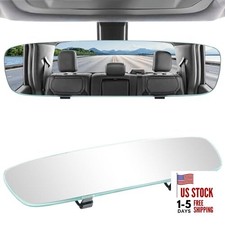 Rear View Mirror, Universal 12" 305mm Wide-Angle Panoramic Standard Tape 