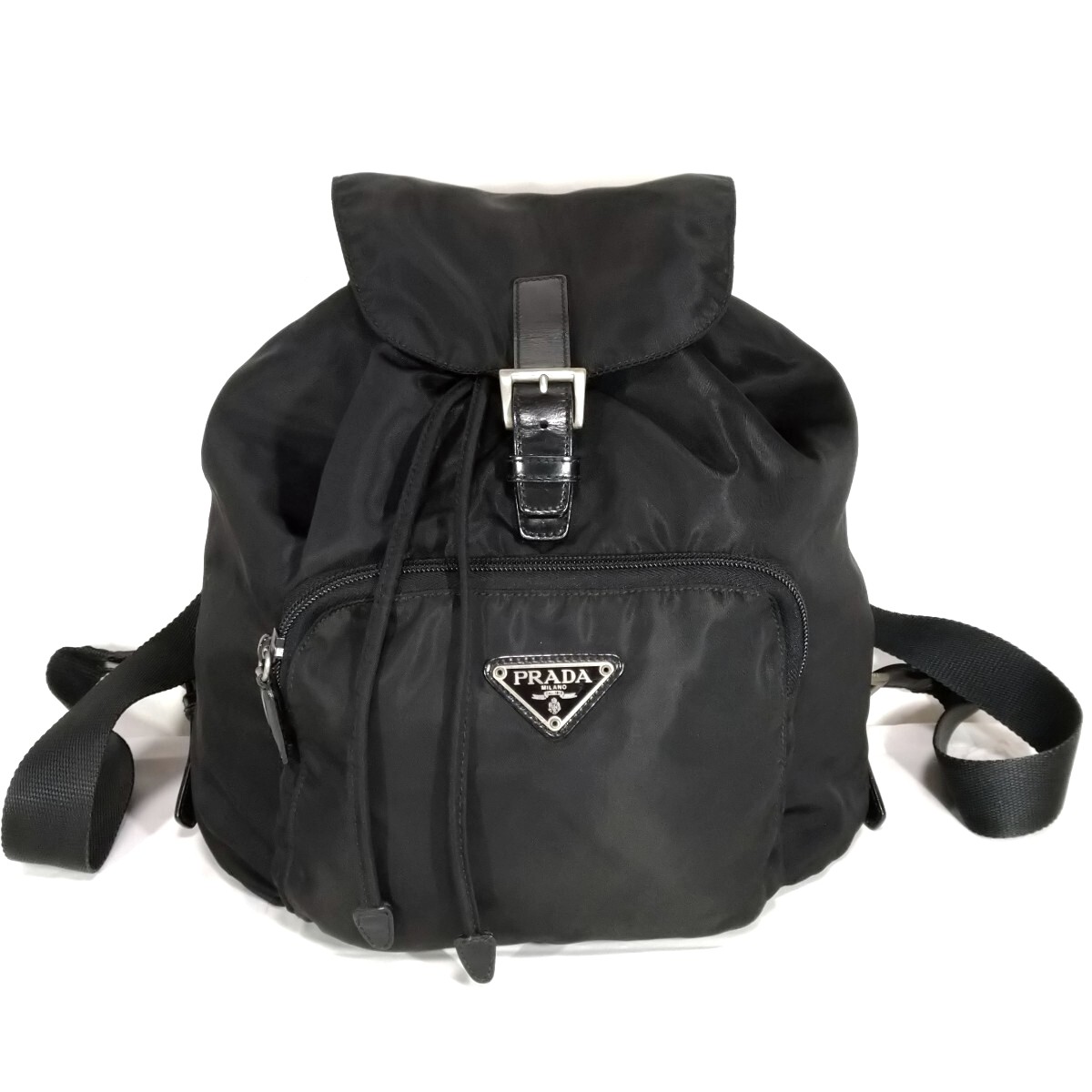 PRADA Basic  Backpack Black Backpack Nylon from j… - image 1