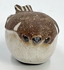 VTG Andersen Design Art Pottery Stoneware Small Kinglet Sparrow Bird Figurine