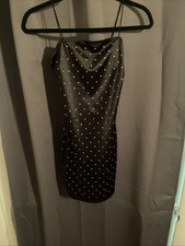 NWT Windsor, Black Mini Dress with Spaghetti Straps,  Size Small
