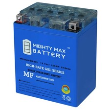 Mighty Max YTX14AH 12V 12AH GEL Battery for Yamaha 350 YFM35FX Wolverine '06-'10
