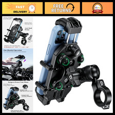 Anti-Theft Motorcycle Phone Mount Holder with...