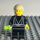 LEGO Star Wars Jedi Luke Skywalker Sw0068 Minifigure Chrome Lightsaber - 2J