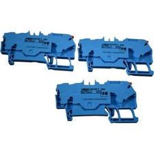Lot of 3 NEW Wago 2102-5304 TOPJOB S 3-Conduc...