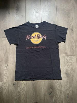 Vinyag Y2K Hard Rock Cafe San Francisco 90s Single Stitch Black Tee Size M
