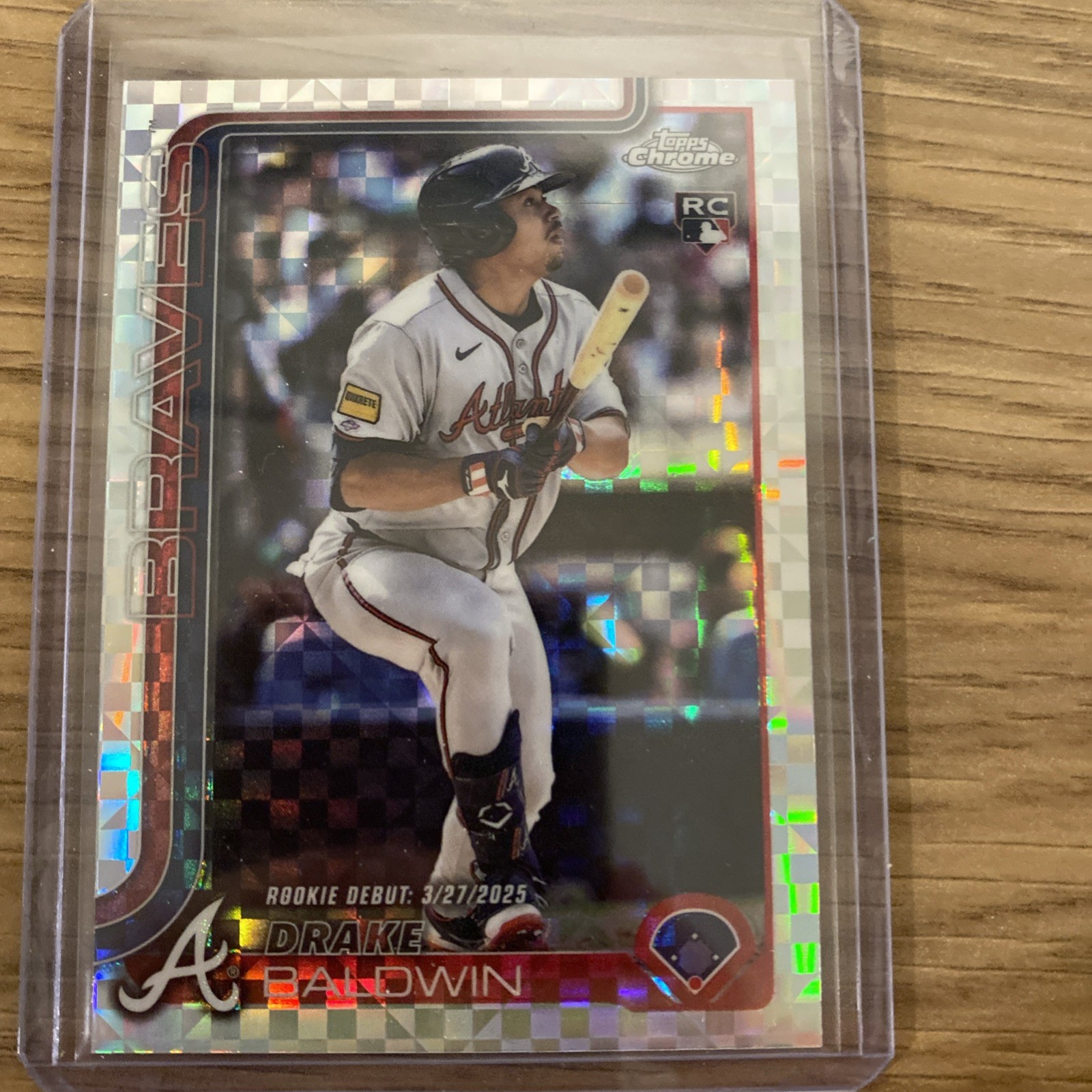 2025 Topps Chrome Update Drake Baldwin #USC96 Refractor Atlanta Braves RC