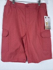 Levis Strauss Relaxed Cargo Short With Elastic In The Back Boys Salm n Size L