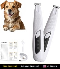 Electric Quiet Pet Grooming Kit for Dogs  Cats - Trimmer  Scissors