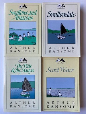 ARTHUR RANSOME PB LOT 4~Swallows Amazons~SWALLOWDALE~SECRET WATER~PICTS MARTYRS~