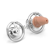 Lower Price Inverted Chastity Cage Device with Detachable Accessories Fetish