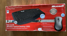 Microsoft Wireless Optical Desktop Keyboard 2000 Black