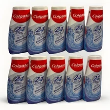 10 Pack: Colgate 2-in-1 Toothpaste Whitening with Stain Lifters Liquid Gel 4.6oz
