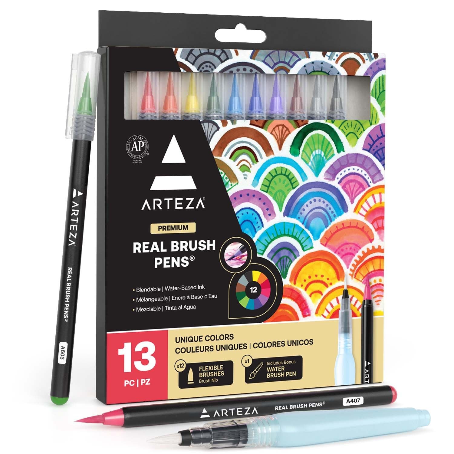 With Flexible Brush Tips, Markers F...