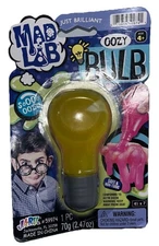 Mad Lab YELLOW Oozy Bulb Slime Ooze 70g Safe Non-Toxic by Ja-Ru Inc NEW