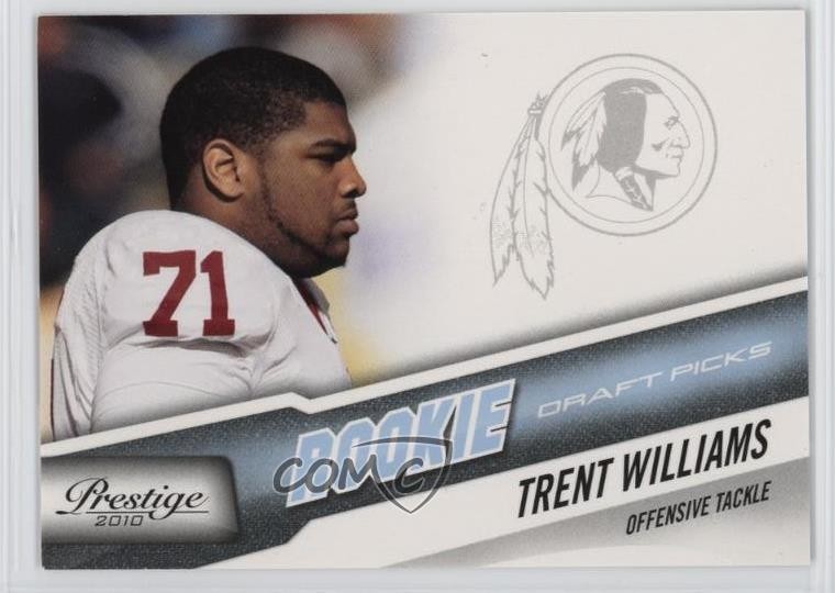 Trent Williams Panini Prestige #299 Draft Picks Light Blue