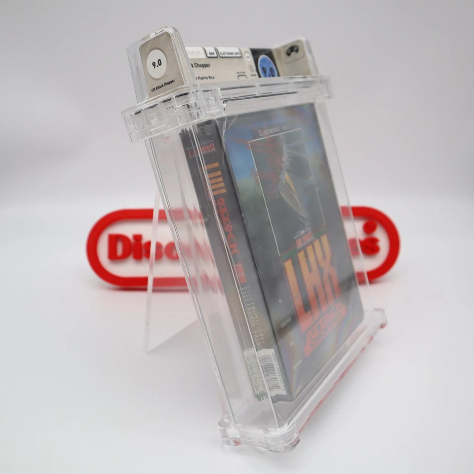 Sega Genesis Game LHX ATTACK CHOPPER - WATA GRADED 9.0 B! NEW & Factory Sealed! - Image 3 of 4