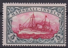 === Dt. Kolonie MARSHALL-INSELN Mi. 25 ungebraucht *, Kat. 200&euro; ===