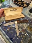 1982 REMINGTON BULLET KNIFE R1123-MODELS FOUR & SIX TRAPPER KNIFE-NICE+BOX-READ — photo 1