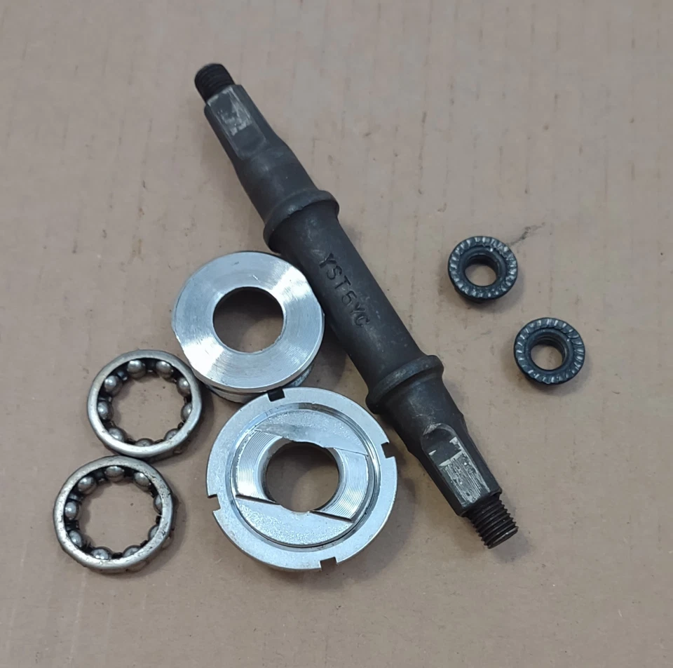 Bicicleta YST Soporte Inferior Cuadrado Cónico 127.5mmx73mm Tamaño Ciclismo Bicicleta Foto 2 de 4