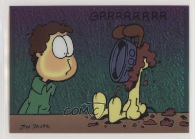 1995 Krome Garfield Chromium Edition Jon Arbuckle Odie #58 0b5
