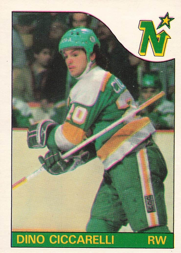 Dino Ciccarelli #13 Hockey Cards 1985 O-Pee-Chee trading card — raw and PSA graded price guide