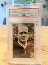 Sepp-Herberger PSA Fussballbilder 1958 Bremer Fachring Kaffee