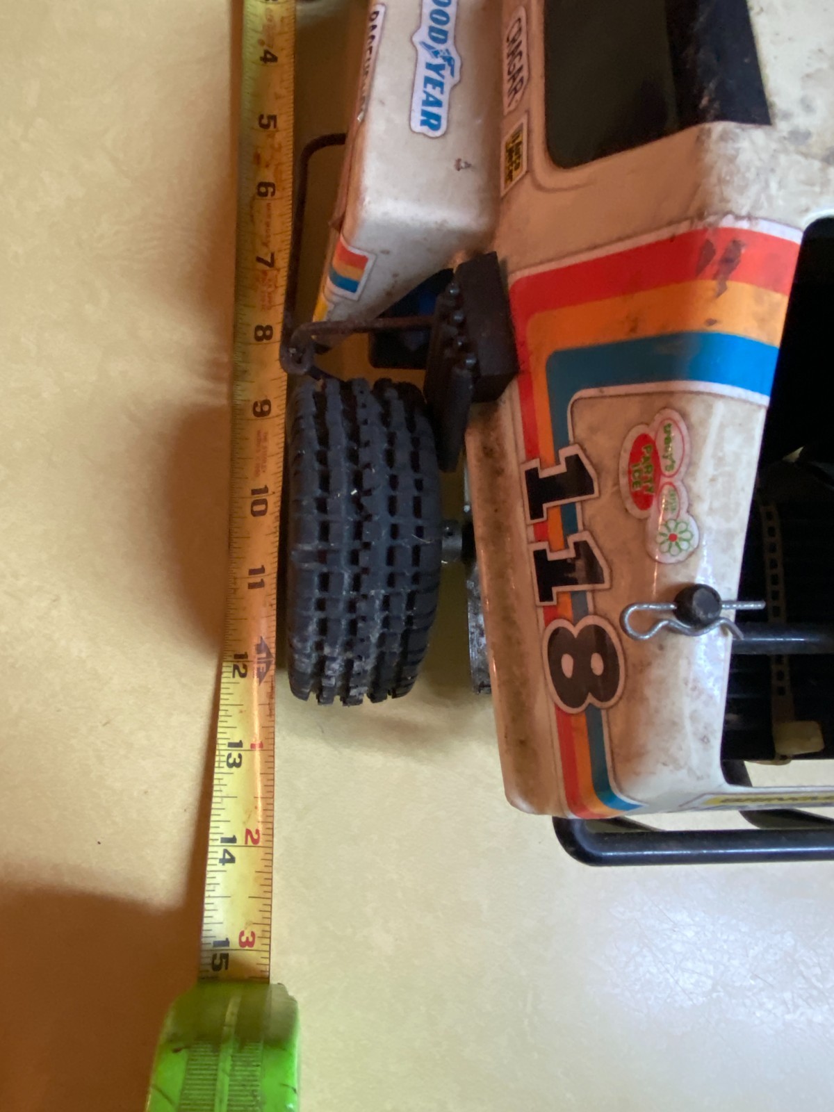 🔥 Vintage LaTrax Hustler 118 RC Buggy 1980s w/ Transmitter Rare As Is Collectib